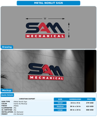 CUSTOM MOCKUP SIGN FOR Christian DuPont