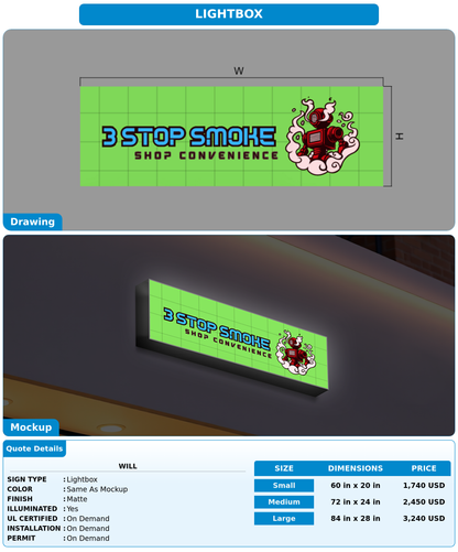 CUSTOM MOCKUP SIGN FOR Will