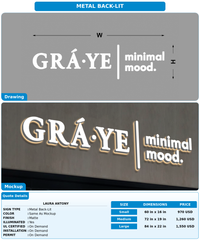 CUSTOM MOCKUP SIGN FOR Laura Antony