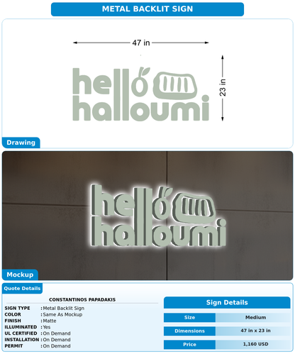 CUSTOM MOCKUP SIGN FOR Constantinos Papadakis