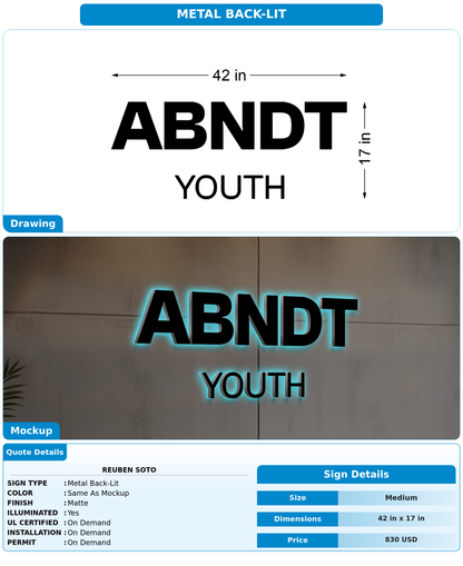 CUSTOM MOCKUP SIGN FOR Reuben Soto
