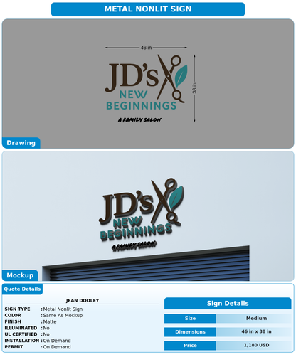CUSTOM MOCKUP SIGN FOR Jean Dooley