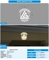 CUSTOM MOCKUP SIGN FOR Gabriele Pegorari