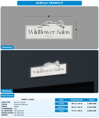 CUSTOM MOCKUP SIGN FOR Darby L Gilvin