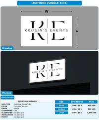 CUSTOM MOCKUP SIGN FOR Christopher Leavell