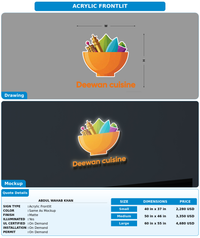 CUSTOM MOCKUP SIGN FOR Abdul wahab khan