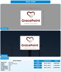 CUSTOM MOCKUP SIGN FOR Angie Pedraza