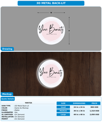 CUSTOM MOCKUP SIGN FOR Yaritza