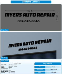 CUSTOM MOCKUP SIGN FOR Duane Myers