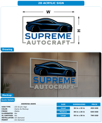 CUSTOM MOCKUP SIGN FOR Andreina Araya