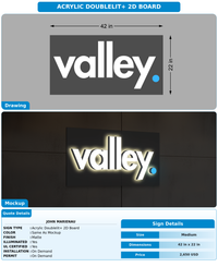 CUSTOM MOCKUP SIGN FOR John Marienau