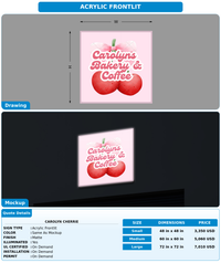 CUSTOM MOCKUP SIGN FOR Carolyn Cherrie