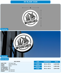 CUSTOM MOCKUP SIGN FOR Nick  wood