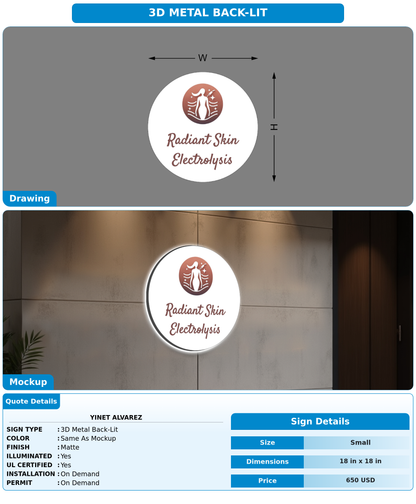 CUSTOM MOCKUP SIGN FOR Yinet Alvarez