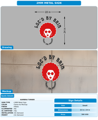 CUSTOM MOCKUP SIGN FOR Kambria Turner