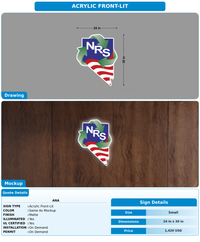 CUSTOM MOCKUP SIGN FOR ana