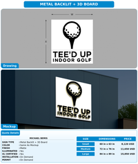 CUSTOM MOCKUP SIGN FOR Michael Bemis