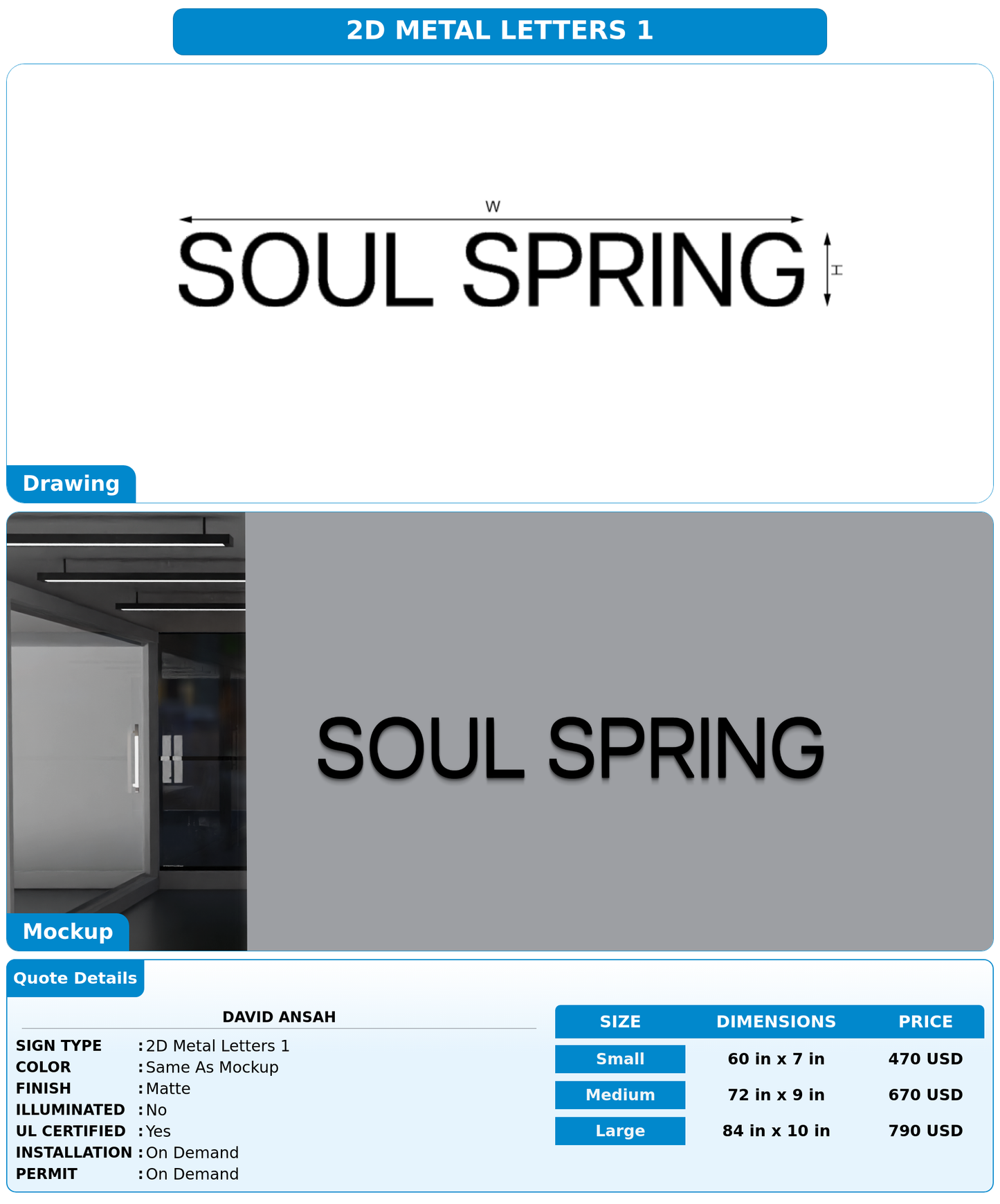CUSTOM MOCKUP SIGN FOR David Ansah