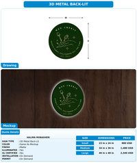 CUSTOM MOCKUP SIGN FOR Halima Mobasheri