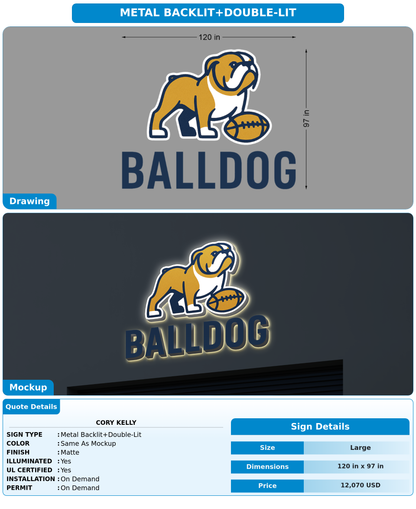 CUSTOM MOCKUP SIGN FOR Cory Kelly