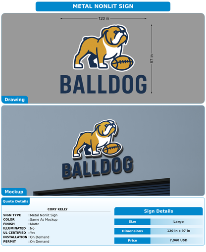 CUSTOM MOCKUP SIGN FOR Cory Kelly