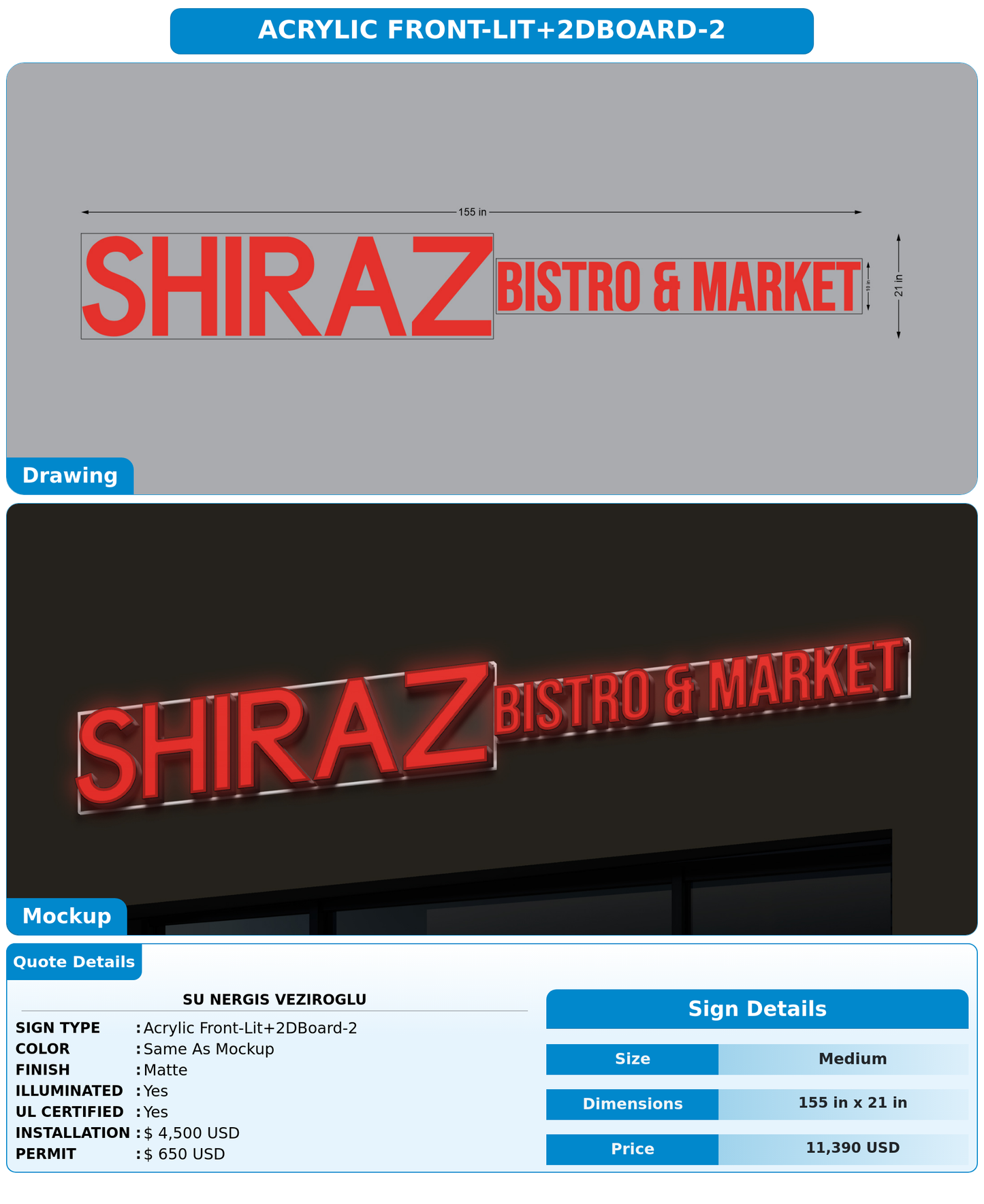 CUSTOM MOCKUP SIGN FOR Su Nergis Veziroglu