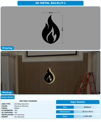 CUSTOM MOCKUP SIGN FOR Brittany Fishburn