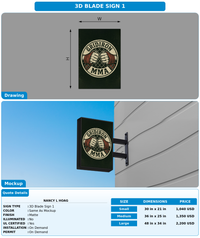 CUSTOM MOCKUP SIGN FOR Nancy L Hoag