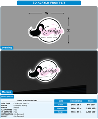 CUSTOM MOCKUP SIGN FOR louis fils barthelemy