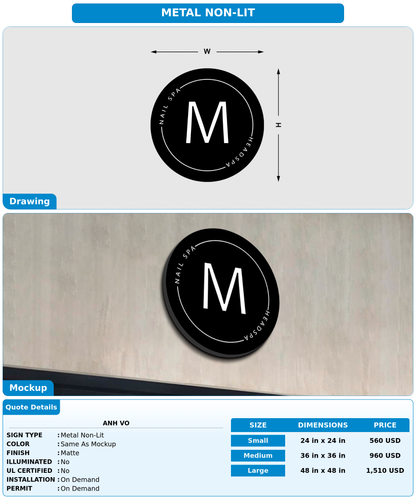 CUSTOM MOCKUP SIGN FOR Anh Vo