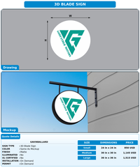 CUSTOM MOCKUP SIGN FOR Gavinballard