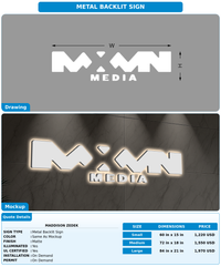 CUSTOM MOCKUP SIGN FOR Maddison Zedek