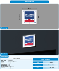 CUSTOM MOCKUP SIGN FOR Logan daniel