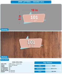 CUSTOM MOCKUP SIGN FOR Kunal Patel Patel