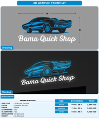 CUSTOM MOCKUP SIGN FOR Bassam Elmubaid