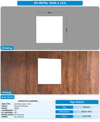 CUSTOM MOCKUP SIGN FOR samantha silberman