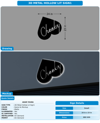 CUSTOM MOCKUP SIGN FOR Adam Young