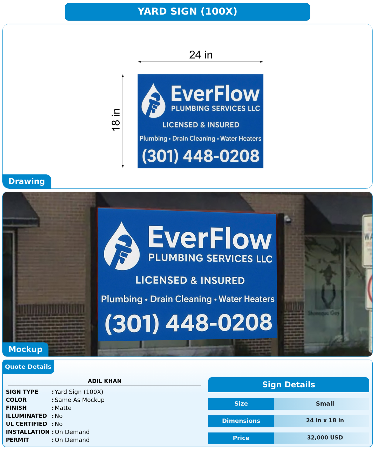 CUSTOM MOCKUP SIGN FOR Adil Khan