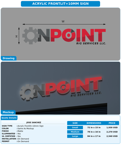 CUSTOM MOCKUP SIGN FOR Jose Sanchez
