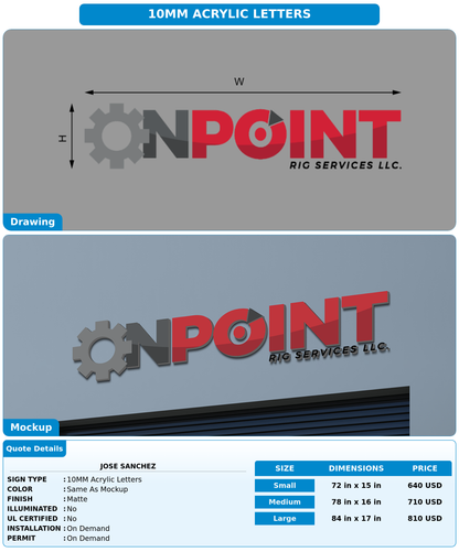 CUSTOM MOCKUP SIGN FOR Jose Sanchez