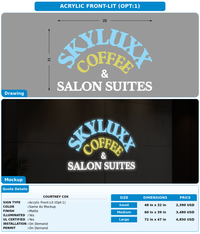CUSTOM MOCKUP SIGN FOR Courtney Cox