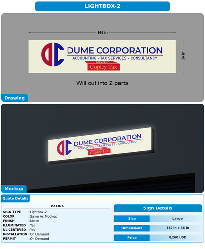 CUSTOM MOCKUP SIGN FOR Karina