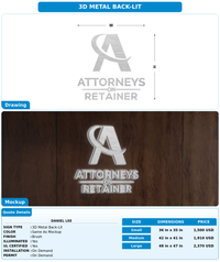 CUSTOM MOCKUP SIGN FOR Daniel Lee