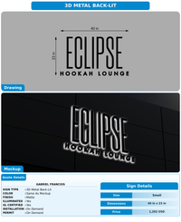 CUSTOM MOCKUP SIGN FOR Gabriel Francois