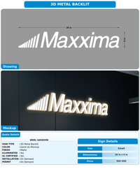 CUSTOM MOCKUP SIGN FOR Ariel Sassoon