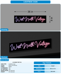 CUSTOM MOCKUP SIGN FOR AI Signs Test 50