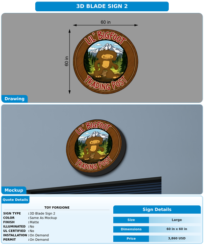 CUSTOM MOCKUP SIGN FOR Toy Forgione