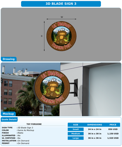 CUSTOM MOCKUP SIGN FOR Toy Forgione