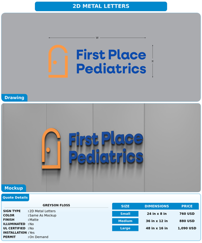 CUSTOM MOCKUP SIGN FOR Greyson Floss