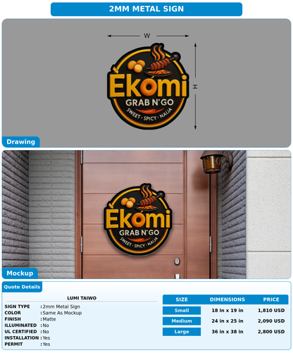 CUSTOM MOCKUP SIGN FOR Lumi Taiwo